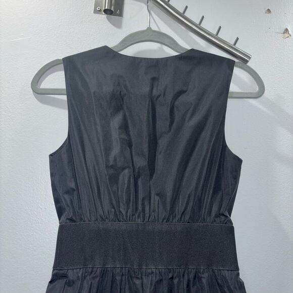 Yigal Azrouël New York Black Gathered Waist Dress – Size 4 - Picture 4 of 11